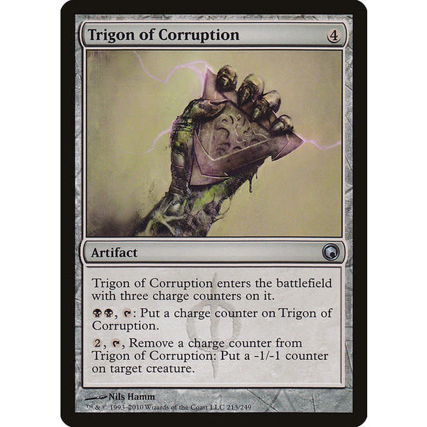 Magic: The Gathering Trigon of Corruption (213) Moderately Played
