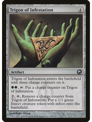 Magic: The Gathering Trigon of Infestation (214) Lightly Played