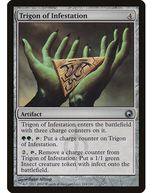 Magic: The Gathering Trigon of Infestation (214) Lightly Played