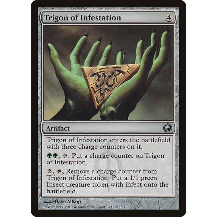 Magic: The Gathering Trigon of Infestation (214) Lightly Played