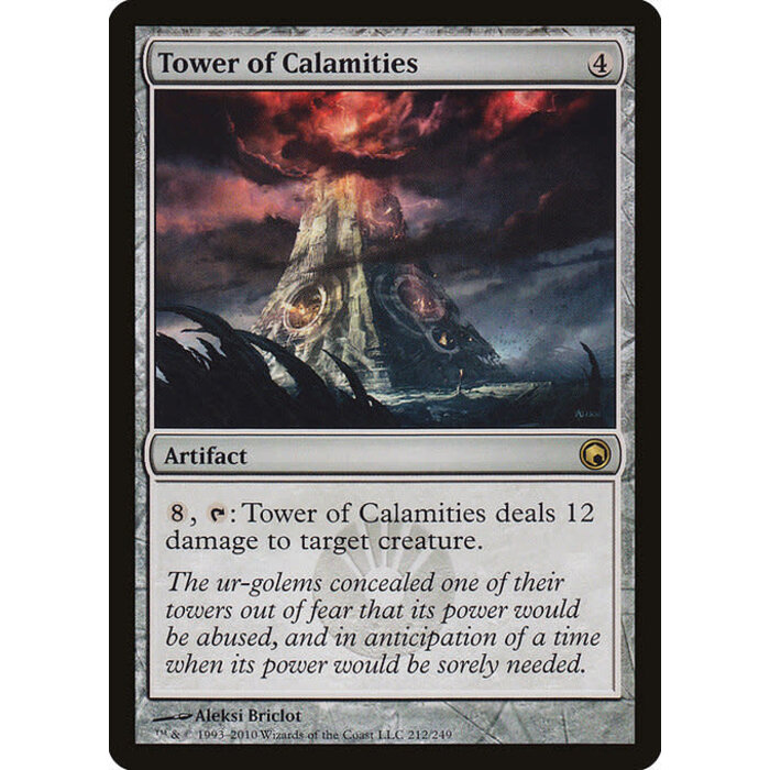 Magic: The Gathering Tower of Calamities (212) Moderately Played