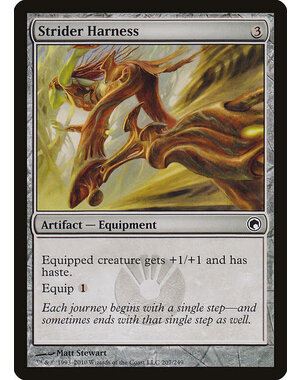 Magic: The Gathering Strider Harness (207) Moderately Played