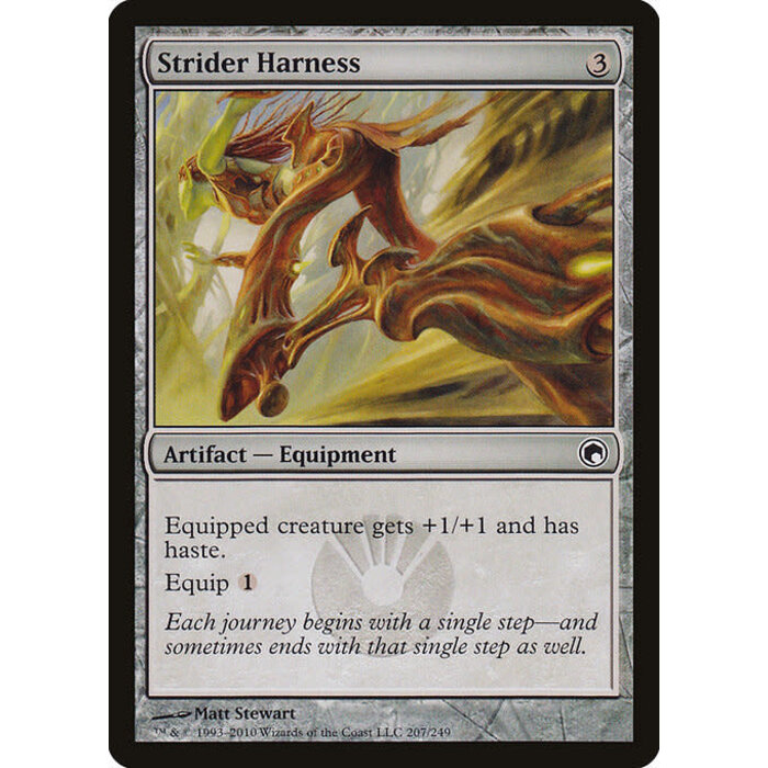 Magic: The Gathering Strider Harness (207) Moderately Played