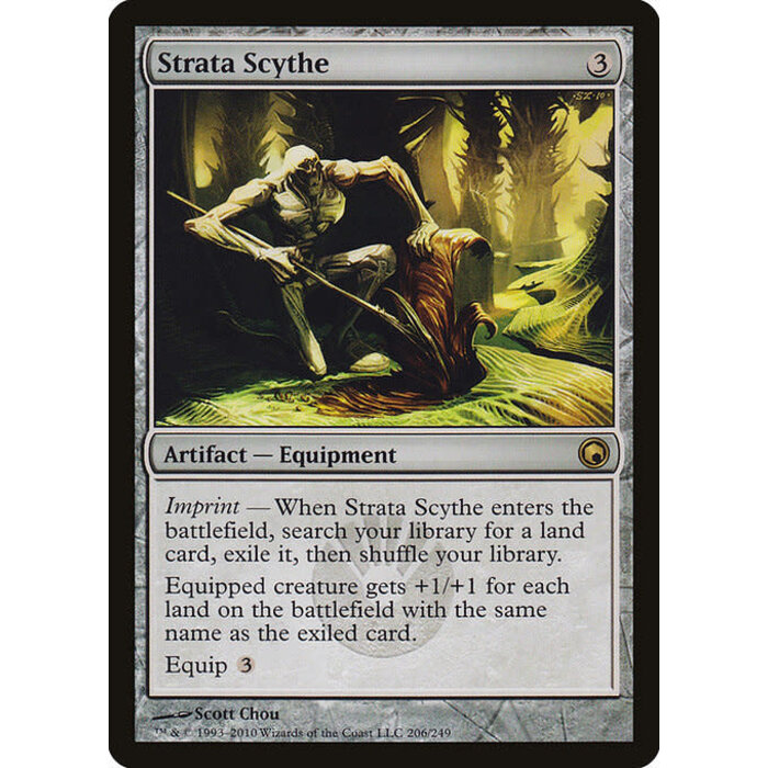 Magic: The Gathering Strata Scythe (206) Moderately Played
