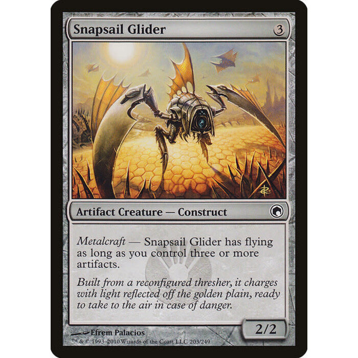 Magic: The Gathering Snapsail Glider (203) Moderately Played