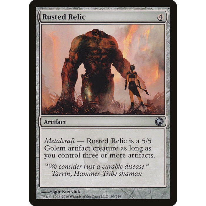 Magic: The Gathering Rusted Relic (199) Moderately Played