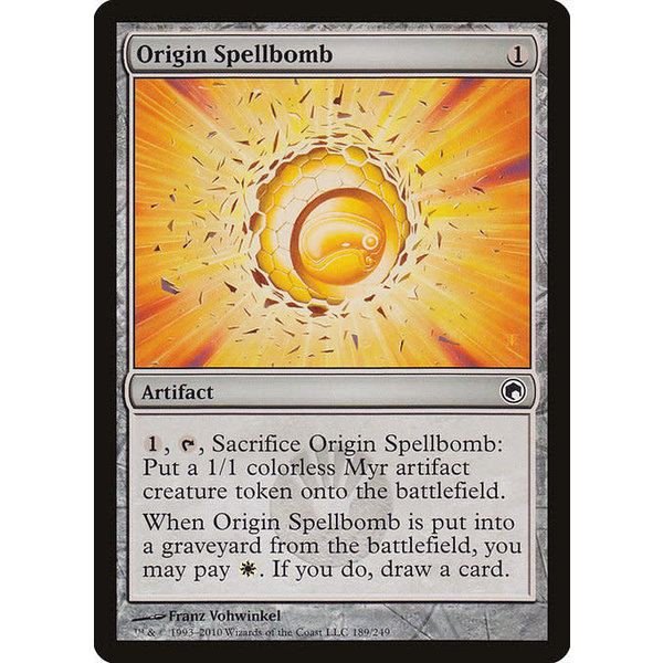 Magic: The Gathering Origin Spellbomb (189) Moderately Played