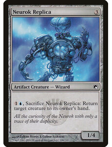 Magic: The Gathering Neurok Replica (186) Moderately Played