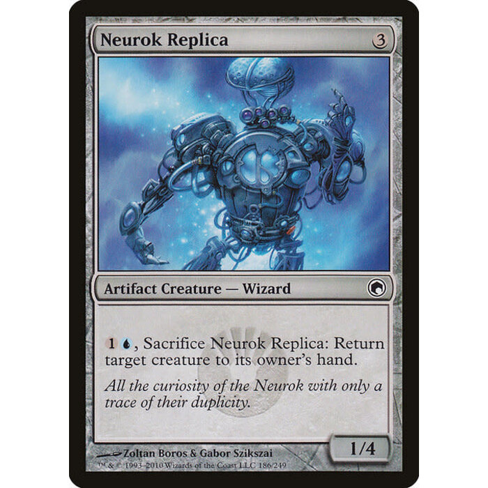 Magic: The Gathering Neurok Replica (186) Moderately Played