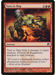 Magic: The Gathering Turn to Slag (106) Moderately Played
