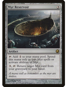 Magic: The Gathering Myr Reservoir (183) Moderately Played