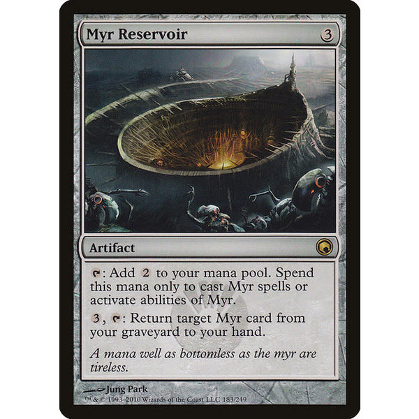 Magic: The Gathering Myr Reservoir (183) Moderately Played