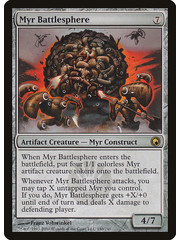 Magic: The Gathering Myr Battlesphere (180) Moderately Played