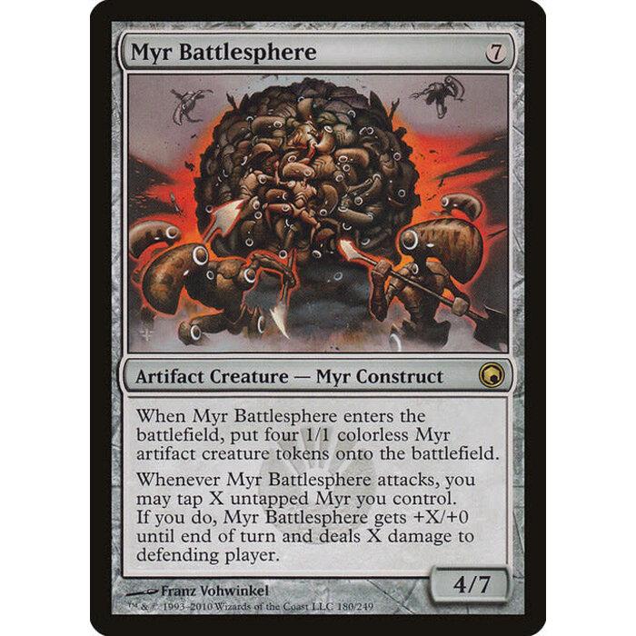 Magic: The Gathering Myr Battlesphere (180) Moderately Played