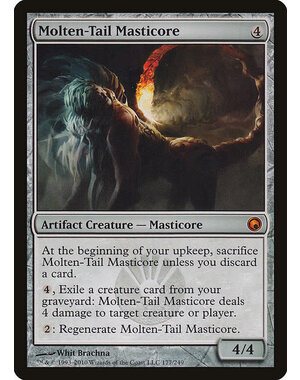 Magic: The Gathering Molten-Tail Masticore (177) Moderately Played