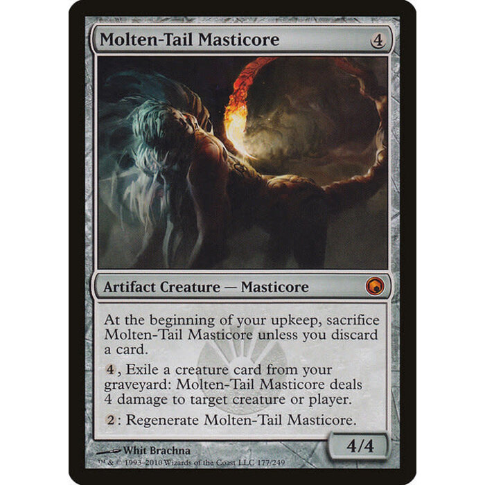 Magic: The Gathering Molten-Tail Masticore (177) Moderately Played