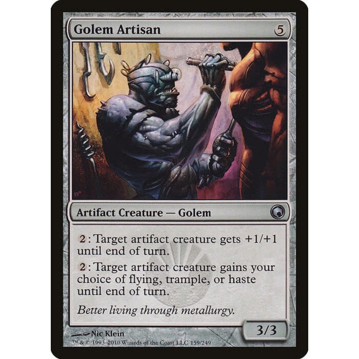 Magic: The Gathering Golem Artisan (159) Moderately Played