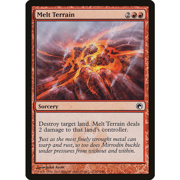 Magic: The Gathering Melt Terrain (097) Moderately Played