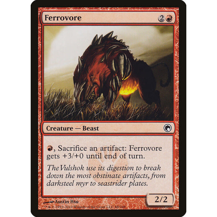 Magic: The Gathering Ferrovore (088) Moderately Played