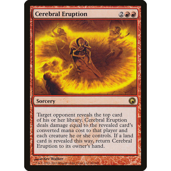 Magic: The Gathering Cerebral Eruption (086) Moderately Played