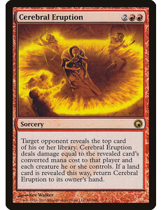 Magic: The Gathering Cerebral Eruption (086) Moderately Played Foil