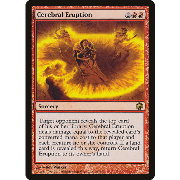 Magic: The Gathering Cerebral Eruption (086) Moderately Played Foil