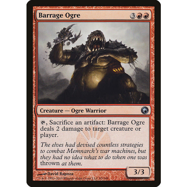 Magic: The Gathering Barrage Ogre (083) Moderately Played