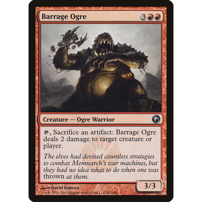 Magic: The Gathering Barrage Ogre (083) Moderately Played