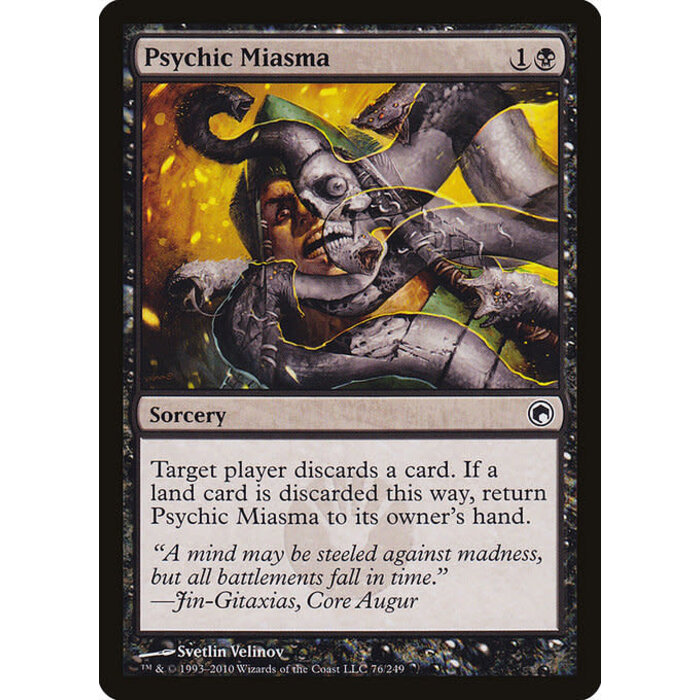Magic: The Gathering Psychic Miasma (076) Moderately Played