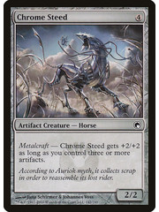Magic: The Gathering Chrome Steed (142) Moderately Played