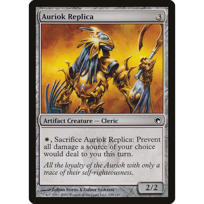 Magic: The Gathering Auriok Replica (138) Moderately Played