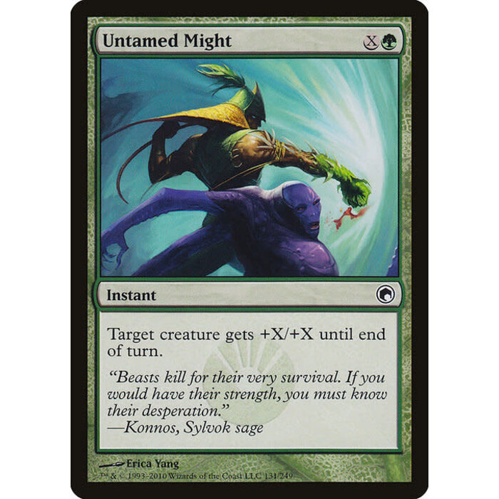 Magic: The Gathering Untamed Might (131) Moderately Played