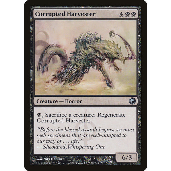 Magic: The Gathering Corrupted Harvester (059) Lightly Played