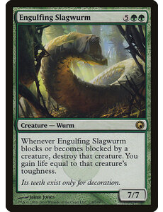 Magic: The Gathering Engulfing Slagwurm (118) Moderately Played