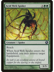 Magic: The Gathering Acid Web Spider (108) Moderately Played