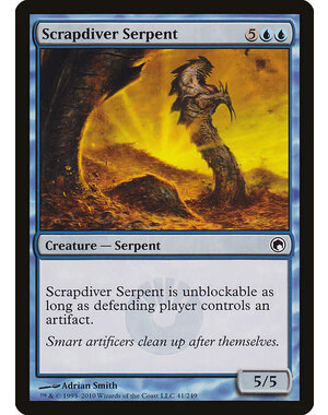 Magic: The Gathering Scrapdiver Serpent (041) Moderately Played