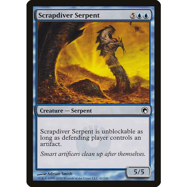 Magic: The Gathering Scrapdiver Serpent (041) Moderately Played