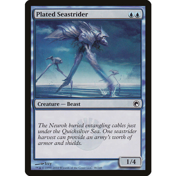 Magic: The Gathering Plated Seastrider (038) Moderately Played