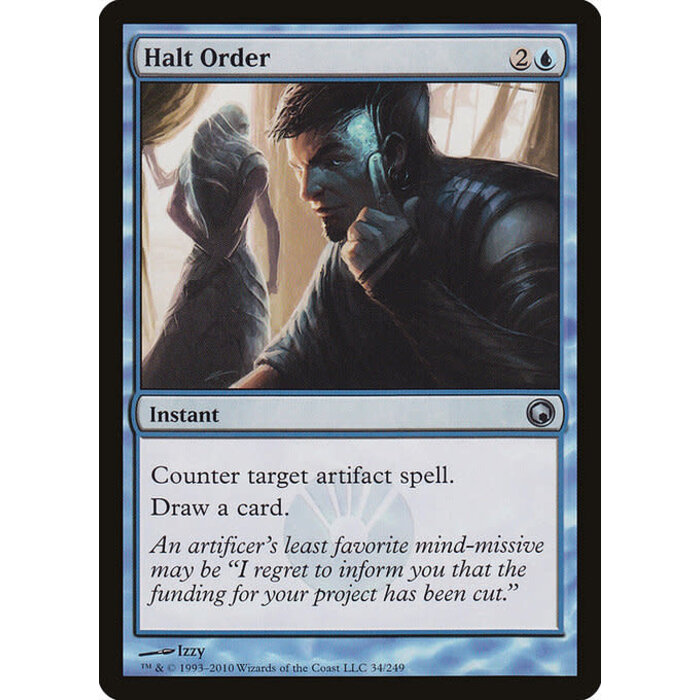 Magic: The Gathering Halt Order (034) Moderately Played Foil