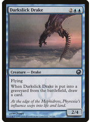 Magic: The Gathering Darkslick Drake (030) Moderately Played