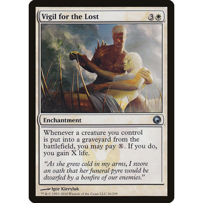Magic: The Gathering Vigil for the Lost (026) Moderately Played
