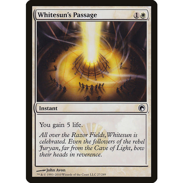 Magic: The Gathering Whitesun's Passage (027) Moderately Played
