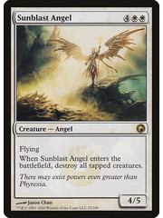 Magic: The Gathering Sunblast Angel (022) Moderately Played