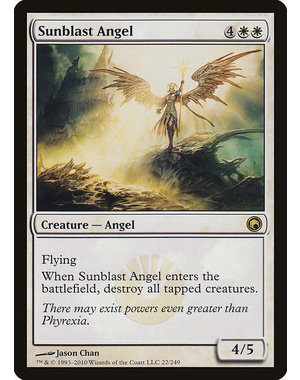 Magic: The Gathering Sunblast Angel (022) Moderately Played