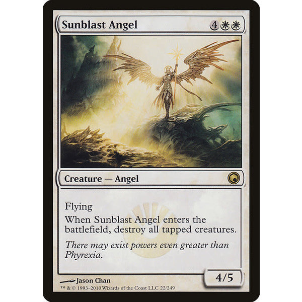 Magic: The Gathering Sunblast Angel (022) Moderately Played