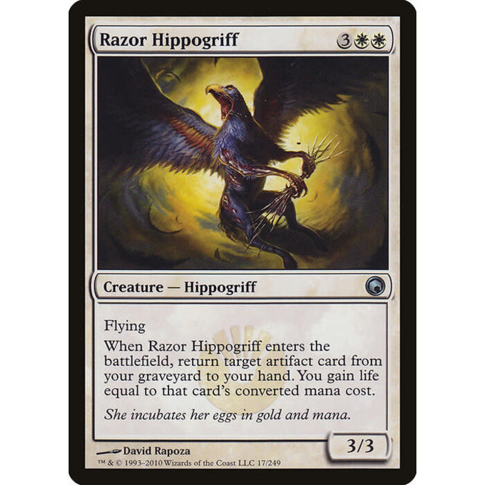 Magic: The Gathering Razor Hippogriff (017) Moderately Played