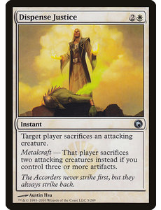 Magic: The Gathering Dispense Justice (005) Moderately Played