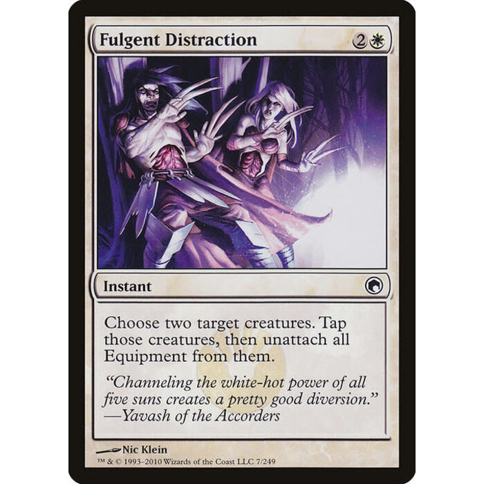 Magic: The Gathering Fulgent Distraction (007) Moderately Played
