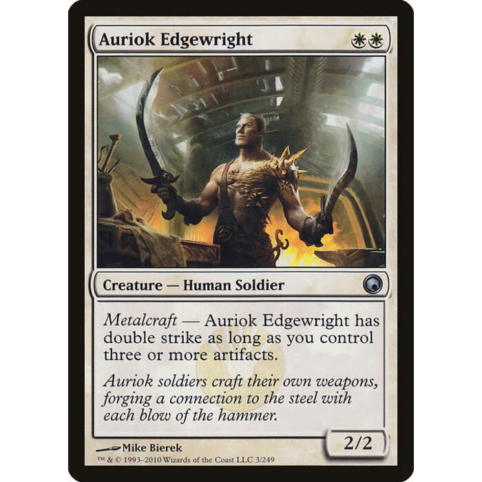 Magic: The Gathering Auriok Edgewright (003) Moderately Played