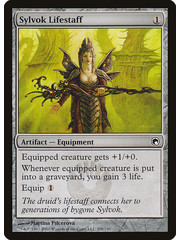 Magic: The Gathering Sylvok Lifestaff (209) Lightly Played